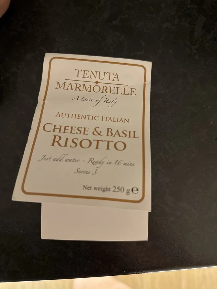 Cheese & Basil Risotto