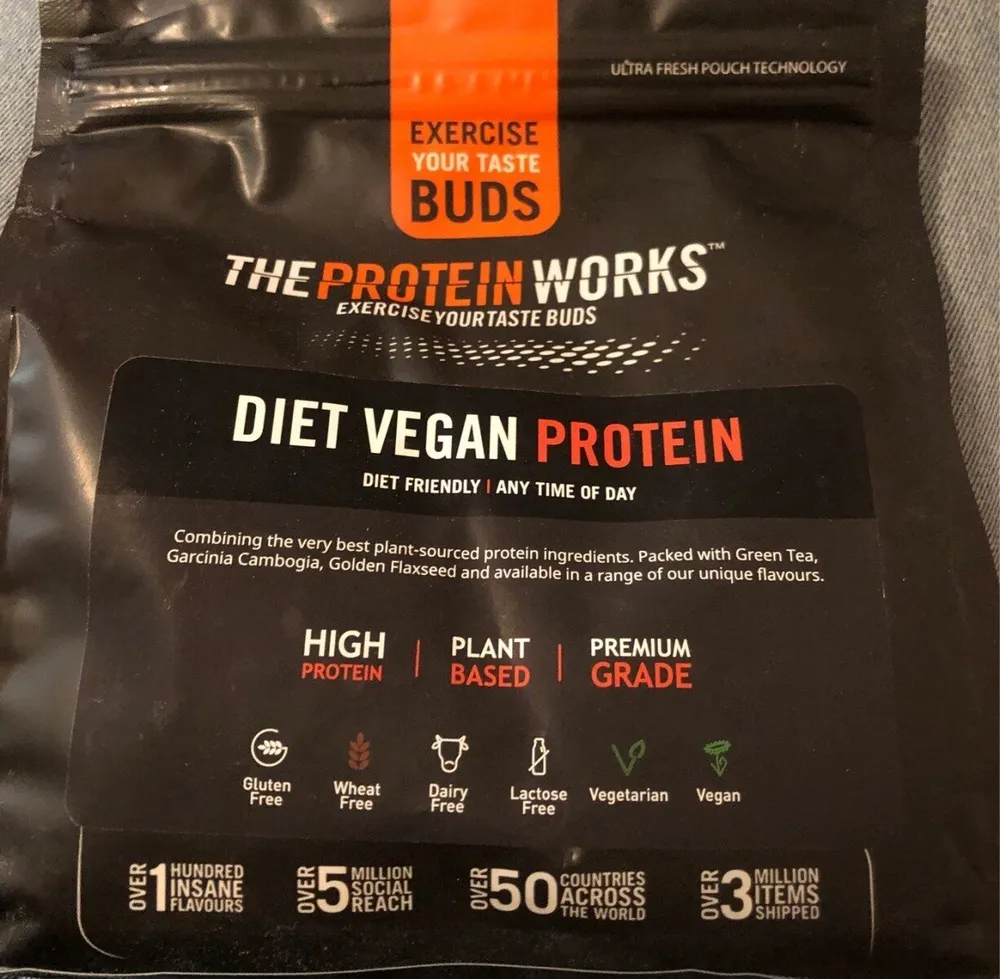Diet vegan protein