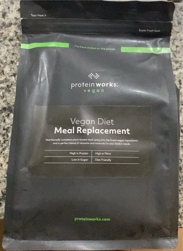 Vegan diet meal replacement vanilla creme