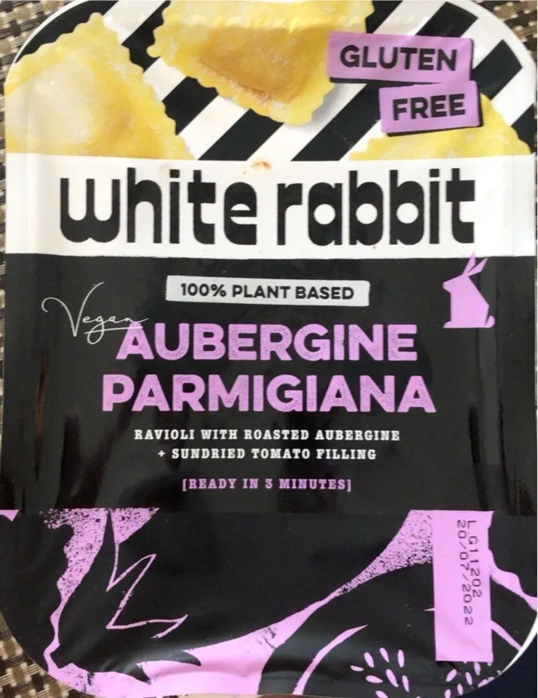 Aubergine parmigiana ravioli
