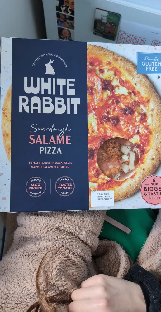 Sourdough Salame Pizza