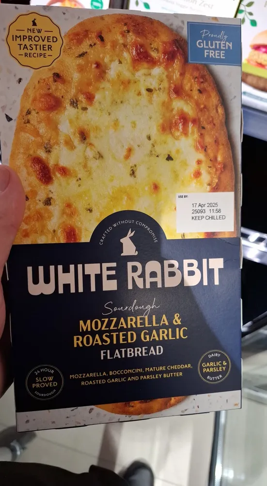 Mozzarella Garlic Flatbread