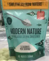 Granulated stevia sweetener