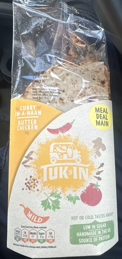 Curry In A Naan Butter Chicken