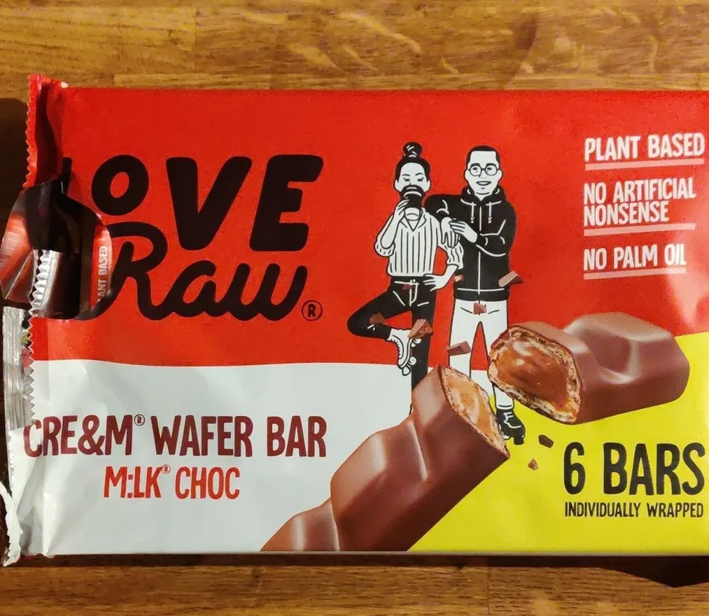 Cream wafer bar - milk choc