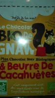 Chocolat noir beurre de cacahuètes