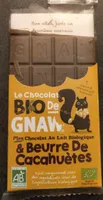 Chocolat lait et beurre de cacahuètes