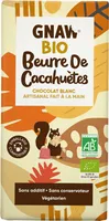 Chocolat blanc au beurre de cacahuète bio