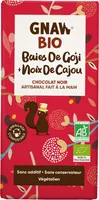 Chocolat noir baies de goji et noix de cajou