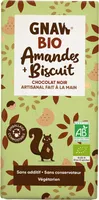 Chocolat noir amandes et biscuit bio