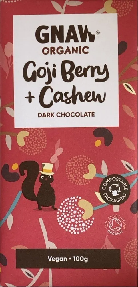 Goji Berry + Cashew Dark Chocolate