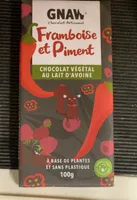 Chocolat vegetal au lait d’avoine - Framboise et Piment