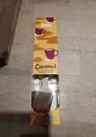 Caramel hot choc shot with marshmallows