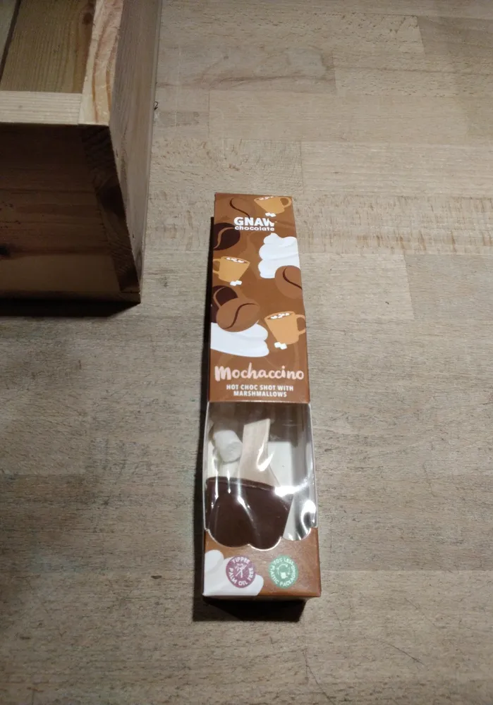 Sucette. Chocolat chaud