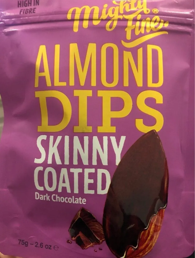 Almond Dips Skinny Coated Dark Chocolate
