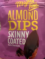 Almond Dips Skinny Coated Dark Chocolate