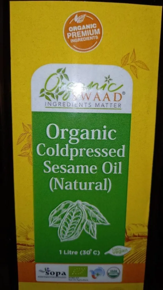 Organic Coldpressed Sesame Oil (natural)