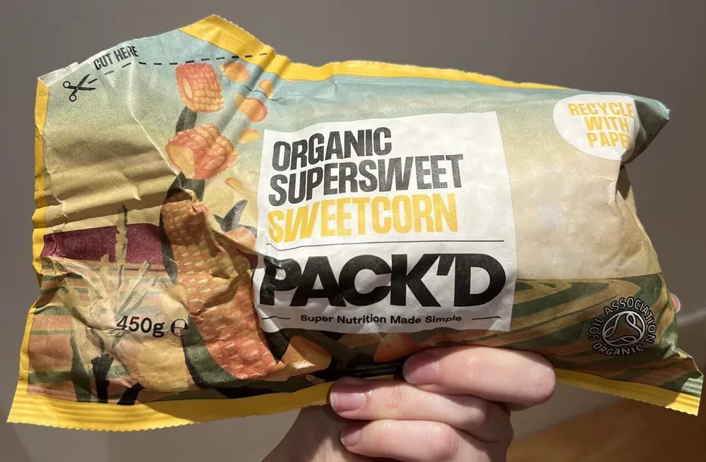 Frozen Organic Sweetcorn