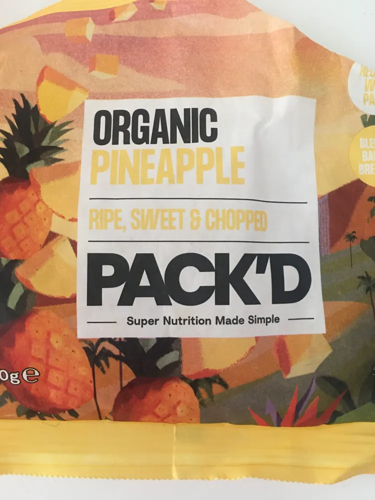 pack’d organic pineapple