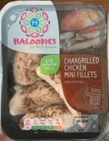 Chargrilled chicken mini fillets
