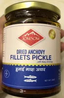 Dried anchovy fillets pickle