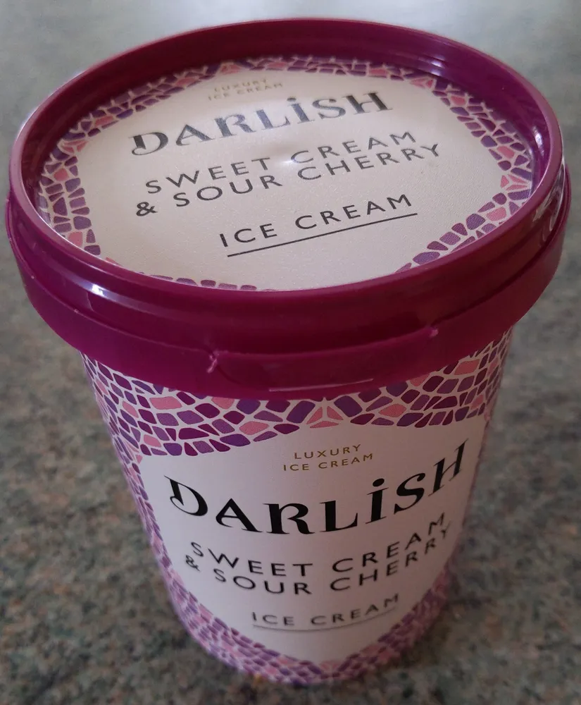 Darlish Sweet Cream & Sour Cherry Ice Cream