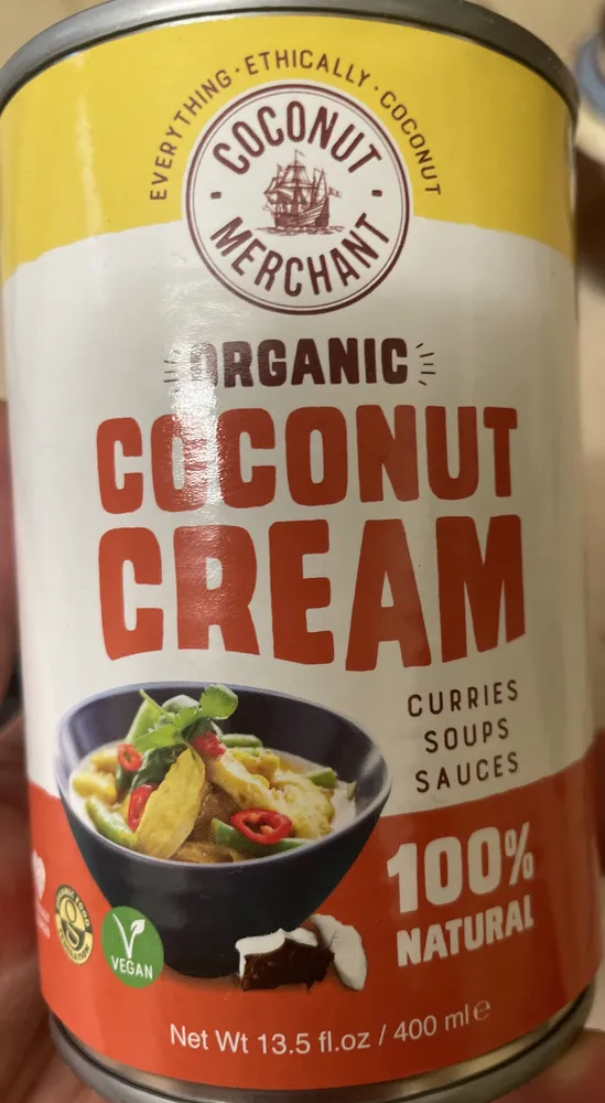 organic coconut cream
