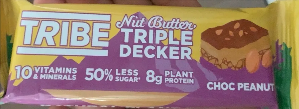 Choc Peanut Nut Butter Triple Decker