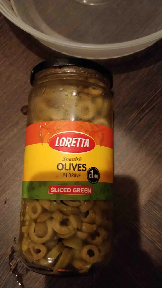 Spanish olives in brine