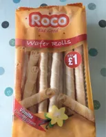 Roco vanilla wafer rolls