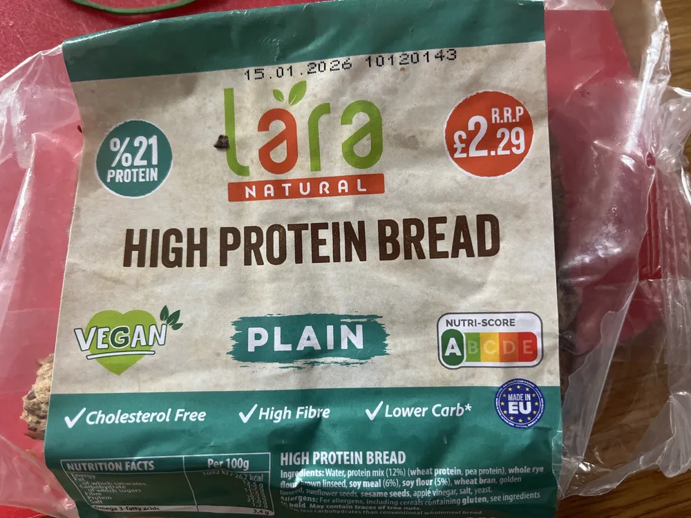 Plain High Protein Bread