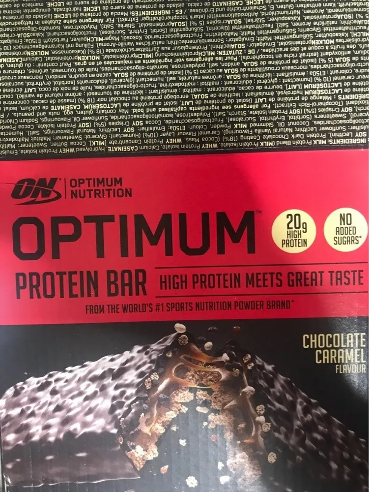 Optimum Protein Bar Chocolate Caramel