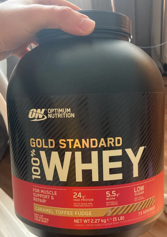 Gold whey caramel toffee fudge