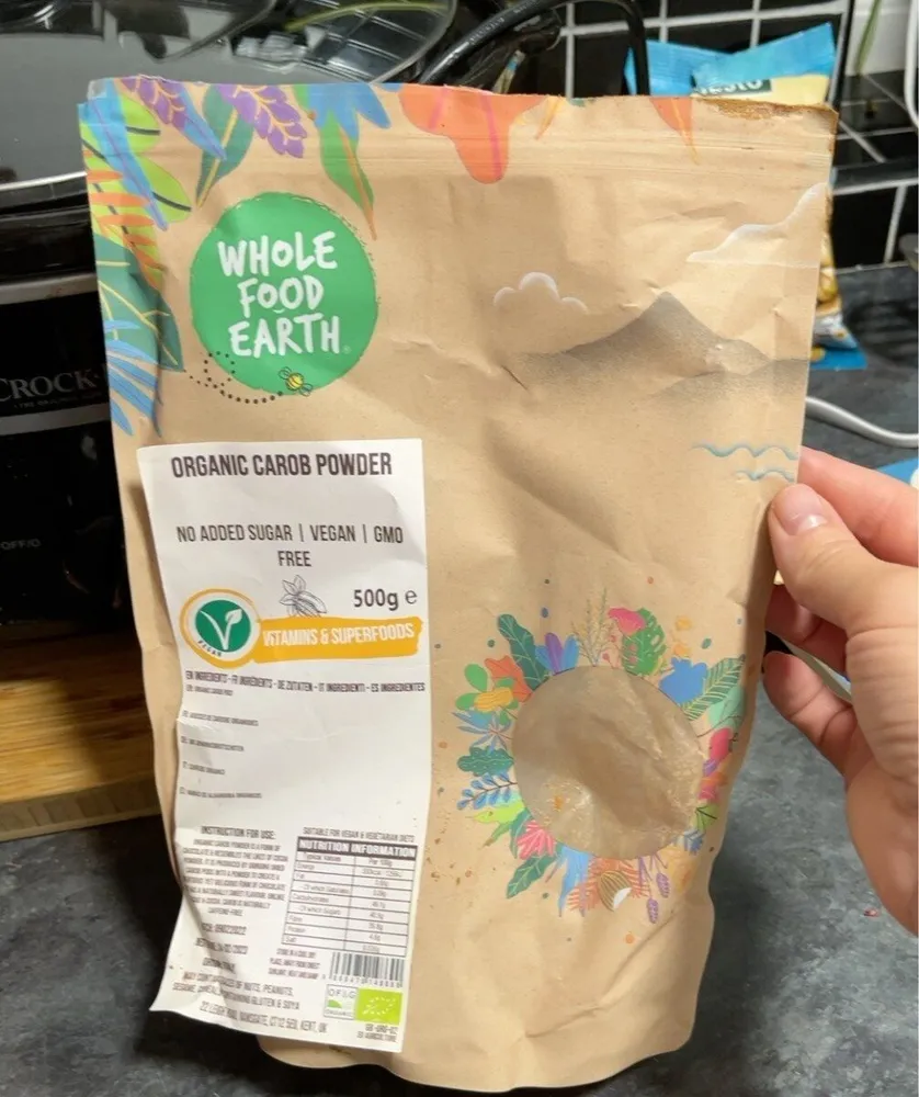 Organic carob powder