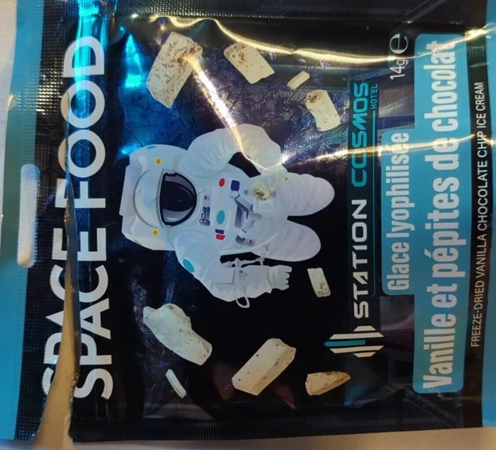 Space food glace lyophilisée