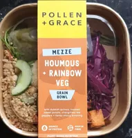 MEZZE HOUMOUS + RAINBOW VEG GRAIN BOWL