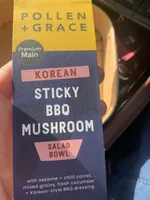 Korean Sticky BBQ Mushroom Salad Bowl