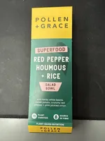 Red Pepper Houmous + Rice Salad Bowl