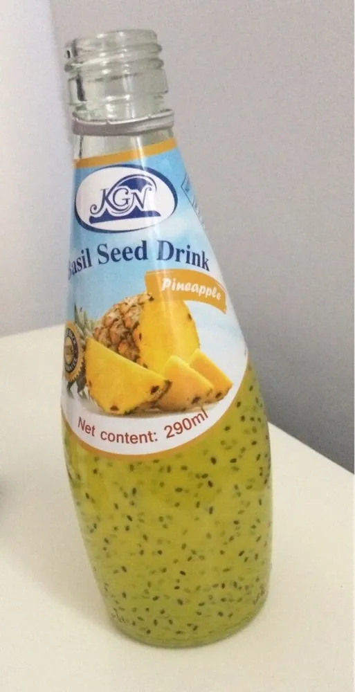 Basil seed drink pineapple