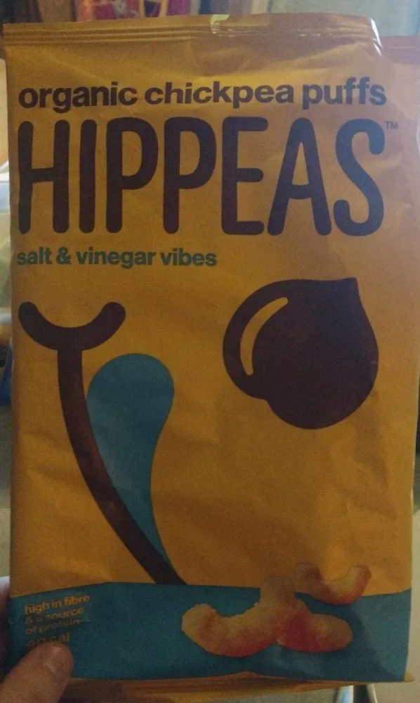 Organic chickpea puffs