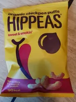 Organic chickpea puffs