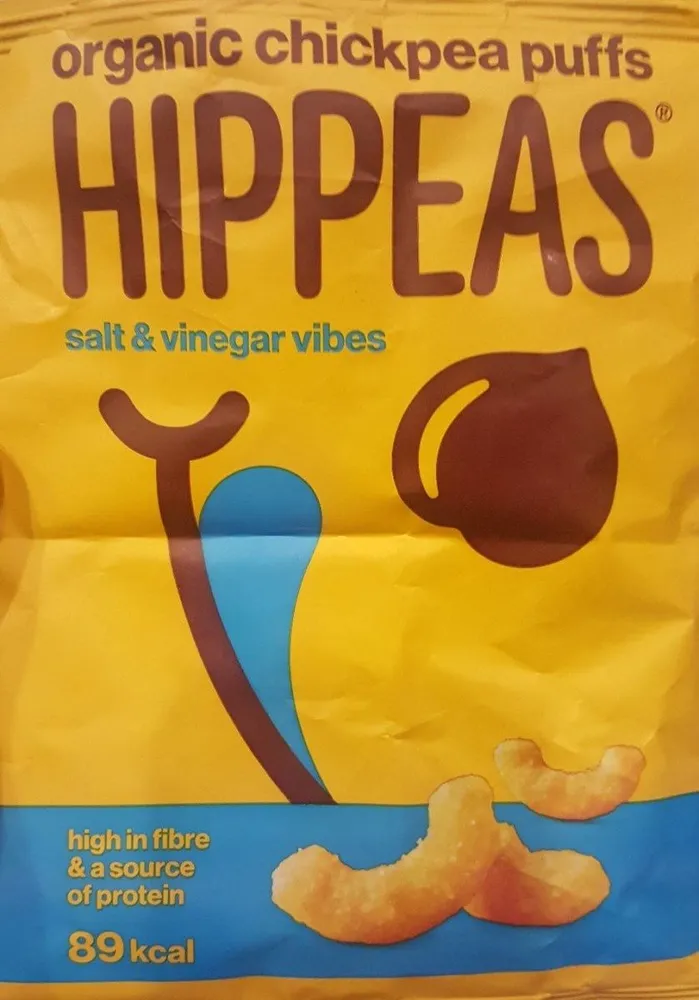 Organic chickpea puffs