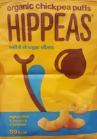 Organic chickpea puffs