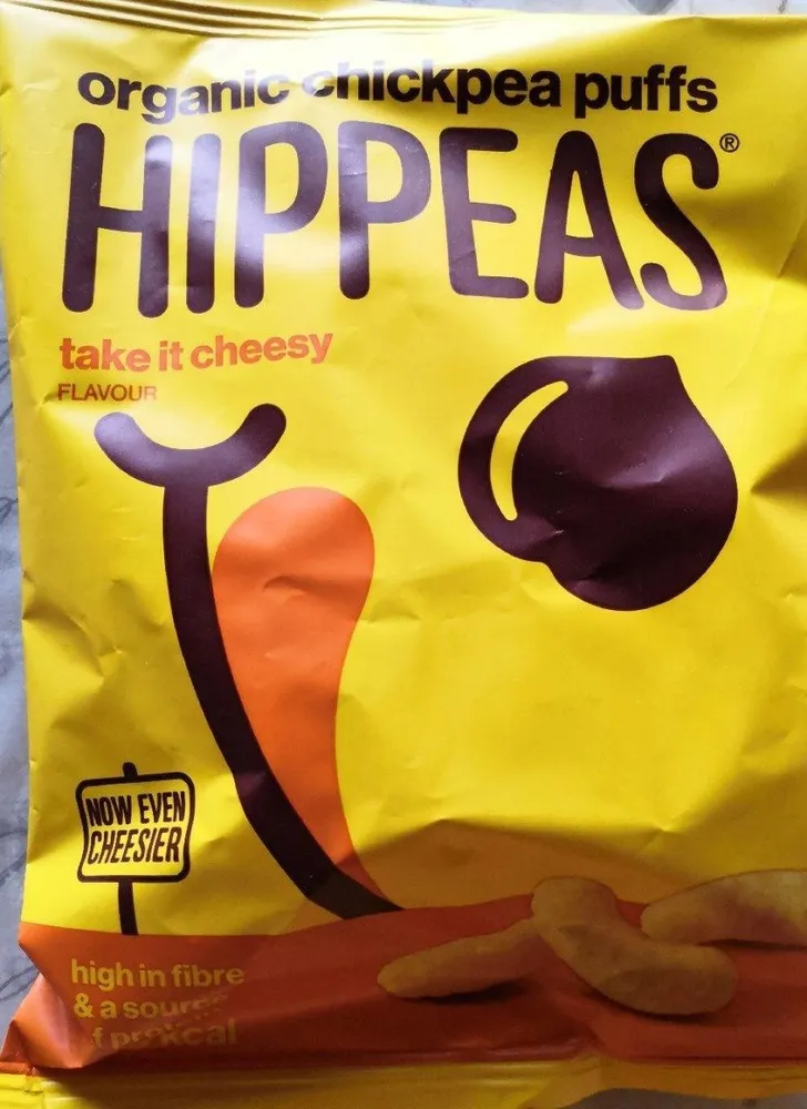 Organic chickpea puffs