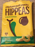 Chickpea puff snacks