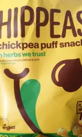 Chickpea puff snacks