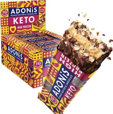 Peanut butter & cocoa keto bar