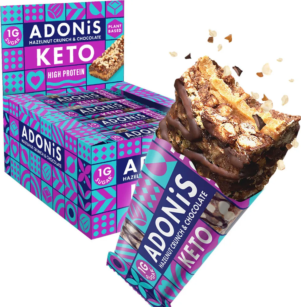 Hazelnut Crunch Keto High Protein Bar