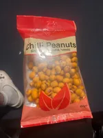 Peanuts with a chilli flavoured coating Ingredient