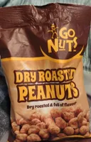 GO NUTS RY ROASTED EANUTS Dry roasted &full of fla